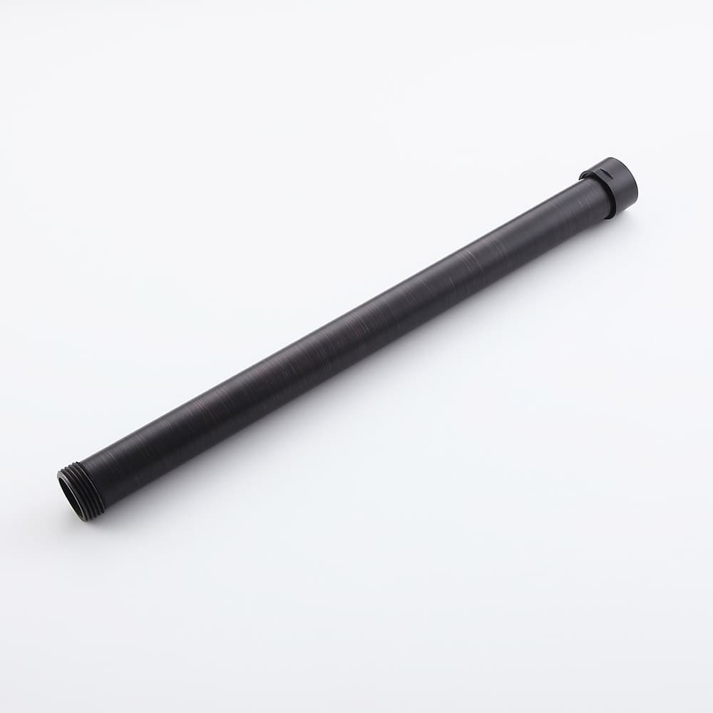 12 Inch Extension Pole Solid Brass Extension Pole for Exposed Shower Antique Black