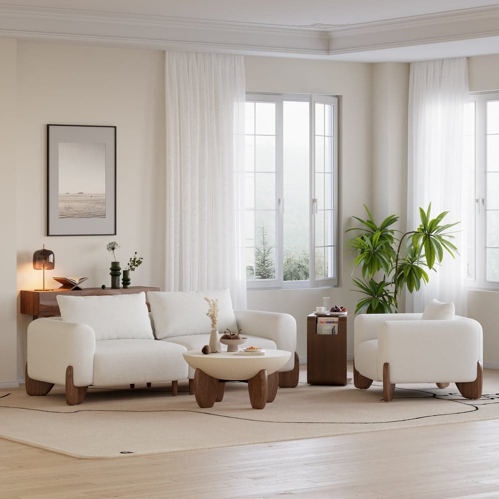 Curva Sofa Set with Accent Chairs